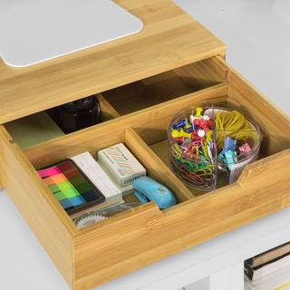 Boîte à Capsules de Café FRG70-N Marron - Bambou - 30 x 10 x 31 cm
