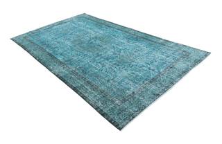 Tapis Ultra Vintage CCCLXVIII Turquoise - Textile - 173 x 1 x 292 cm
