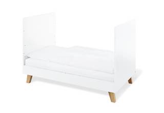 Bett Pan Kids Weiß / Eiche