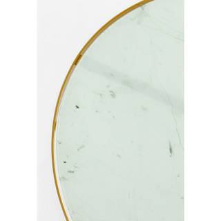 Table basse Marble Doré - Verre - 55 x 38 x 55 cm