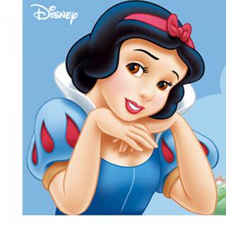 Tapis enfant BLANCHE NEIGE Bleu - Matière plastique - 50 x 4 x 80 cm