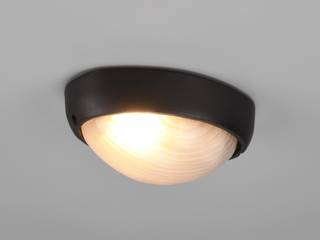 Außen Wandlampe Black Oval klein 21 x 14 x 10 cm