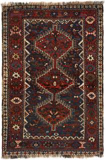 Tapis Ghashghai XXV Rouge - Textile - 100 x 2 x 148 cm