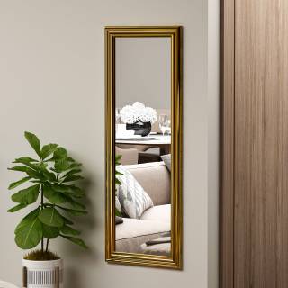 Spiegel Smoot 40x105cm Gold Gold - Glas - 40 x 105 x 2 cm