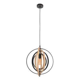 Lampe suspendue Muoversi Marron - Bois manufacturé - 45 x 50 x 45 cm