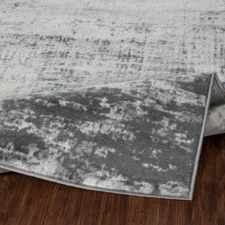 Tapis Abstrait Moderne WAMBA WAMBA - Gris - 160 x 215 cm