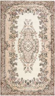 Teppich Ultra Vintage DLIII Beige - Textil - 170 x 1 x 284 cm