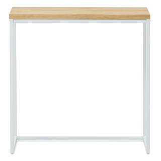 Table  Console Icub 30x120x80cm  Blanc Blanc - Bois/Imitation - Bois massif - 120 x 80 x 30 cm