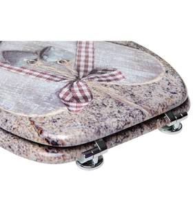 WC-Sitz Bavaria Braun - Holzwerkstoff - 38 x 6 x 47 cm