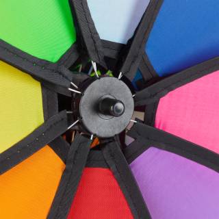 Windrad XXL Blume Regenbogen Windrad XXL Blume Regenbogen