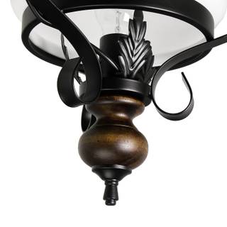Lampe à suspension PETRONEL Marron - Verre - Métal - 32 x 75 x 32 cm