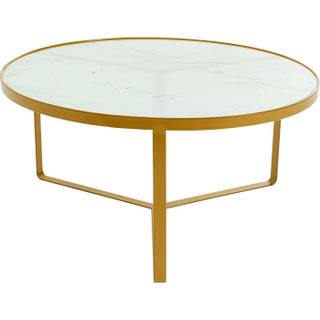 Table basse Marble Doré - Verre - 55 x 38 x 55 cm