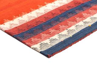 Tapis Jajim LXVII Rouge - Textile - 148 x 1 x 351 cm