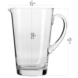Krosno Avant-Garde Wasserkrug Glas - 19 x 21 x 19 cm