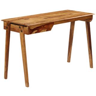 Schreibtisch Braun - Holzart/Dekor - Massivholz - 50 x 76 x 118 cm