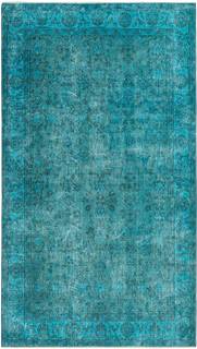 Teppich Ultra Vintage CCXXXV Blau - Textil - 145 x 1 x 254 cm