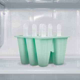 6 Eisformen aus Silikon 6 Eisformen aus Silikon
