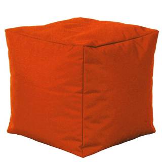 Pouf cubo Scuba Cube Tessuto arancione