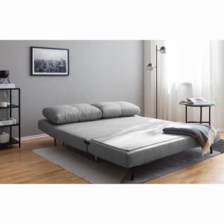 Schlafsofa Newheaven Webstoff Webstoff Lyn: Hellgrau