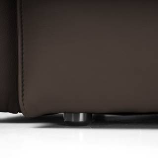 3-Sitzer Sofa HUDSON Echtleder Neka: Dunkelbraun
