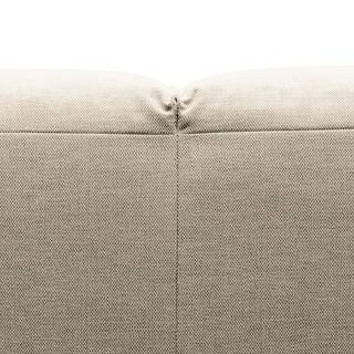 Divano angolare a 3 posti HUDSON Tessuto Saia: beige - Larghezza: 251 cm - Longchair preimpostata a destra