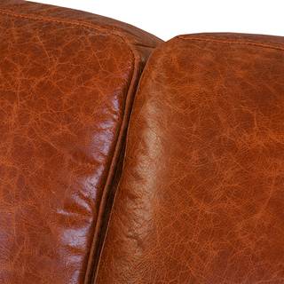 Divano Horley (2 posti) vera pelle Color Cognac vintage