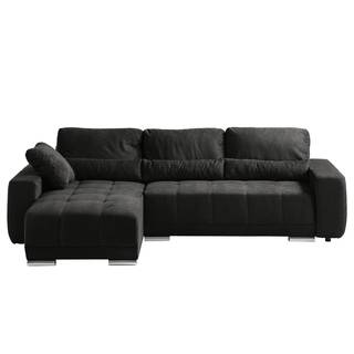 Ecksofa Galilea Microfaser Bobil: Dunkelgrau