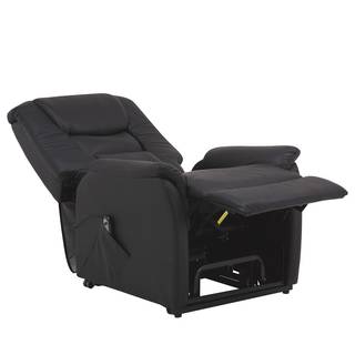 Relaxsessel Knuckey Kunstleder - Schwarz