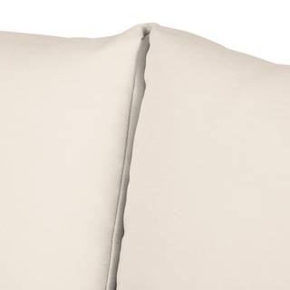 Schlafsofa Latina mit schräger Armlehne Webstoff - Stoff Doran: Creme - Breite: 170 cm