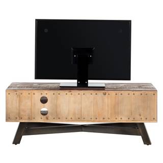 Tv-meubel TAMATI 130 cm massief pijnboomhout