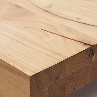 Sideboard Roble I Inkl. Beleuchtung - Eiche / Matt Weiß