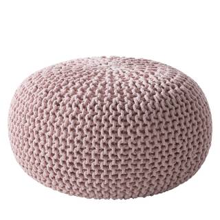 Pouf Hawar Baumwollstoff - Babyrosa