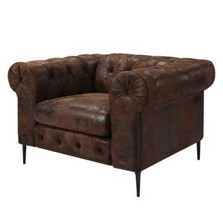 Sessel Cayley Antiklederlook - Braun