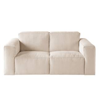 Polstergarnitur 3-2 LORALAI Cord - Cordstoff Lola: Creme