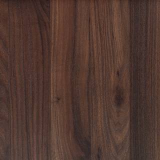 TV-Lowboard GJORA 99 cm Gummibaum teilmassiv - Walnuss