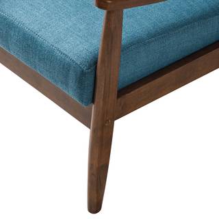 Fauteuil Benson I Tissu - Bleu