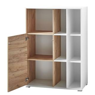 Aktenschrank Lioni l Eiche Navarra Dekor / Weiß
