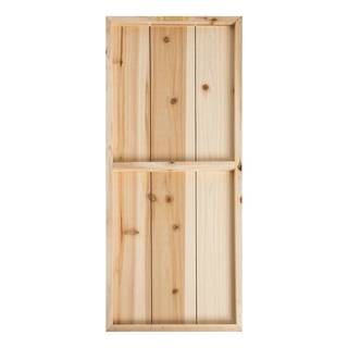 Bild Ohio II Grau - Massivholz - 30 x 70 x 3.8 cm
