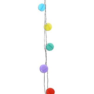 LED-Lichterkette Lampion Kunststoff - Mehfarbig