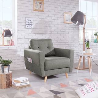 Sessel SOLA Webstoff Luba: Grau