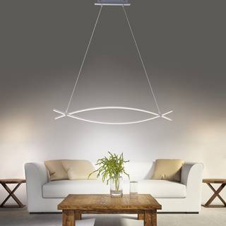 LED-Pendelleuchte Maja Kunststoff / Stahl  - 2-flammig