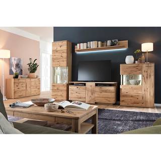 Tv-meubel Ristiina I Bianco eikenhouten look