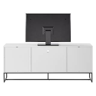 Tv-meubel Zaddy I wit/zwart - Wit