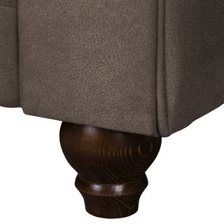 Bigsofa Pacoa Antiklederlook - Dunkelbraun - Ohne Hocker