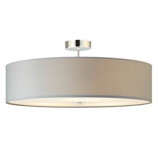 Plafondlamp Andria Textielmix/staal - 3 lichtbronnen