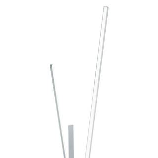 LED-Stehleuchte Parri Kunststoff / Aluminium - 3-flammig