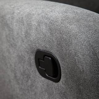 Poltrona reclinabile Grandhan Microfibra - Grigio
