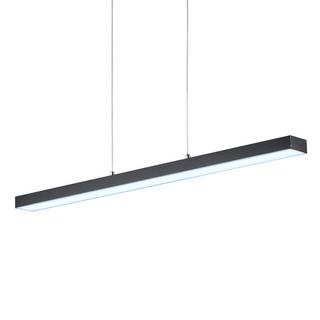 LED-hanglamp Agano I aluminium - 1 lichtbron - Zwart