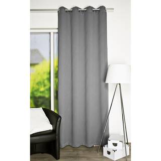 Rideaux à œillets Universum Microfibre - Gris