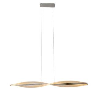 LED-hanglamp Nina Plexiglas/roestvrij staal - 1 lichtbron